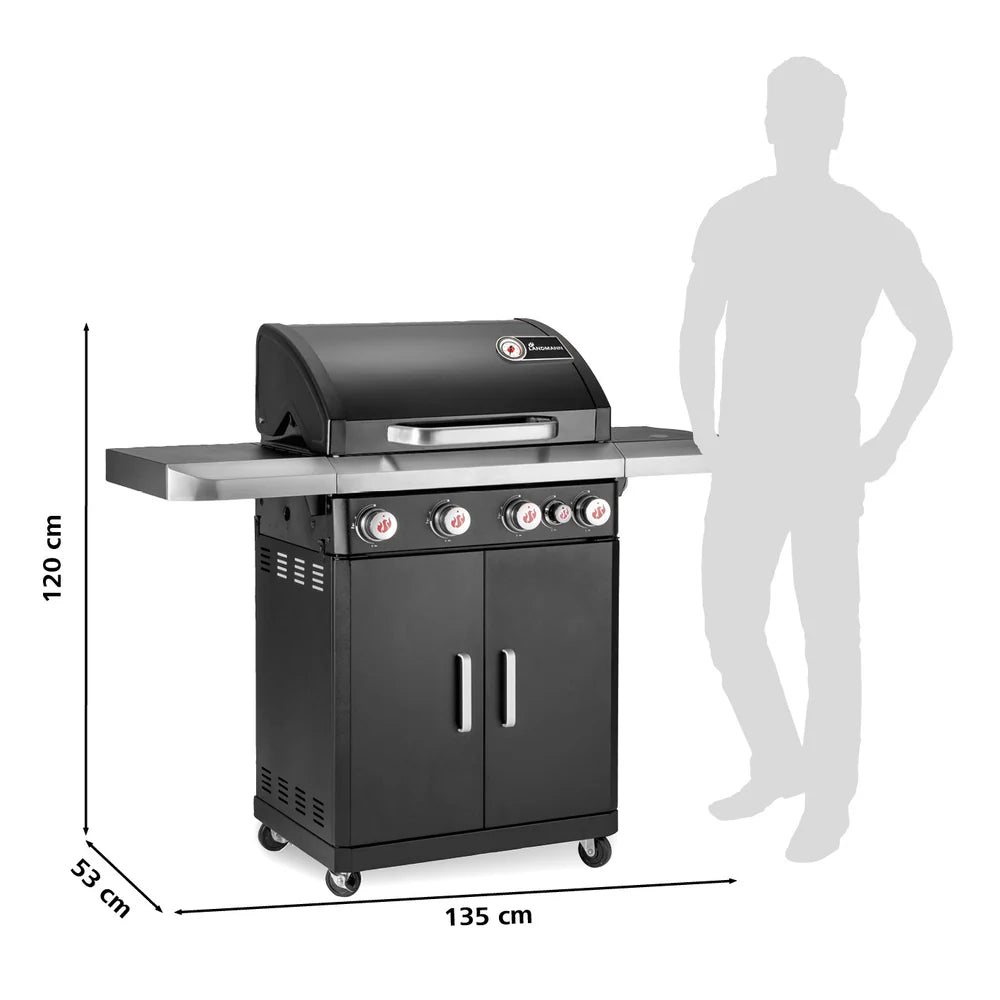 Landmann Rexon Cook 4.1 Gas BBQ - Black