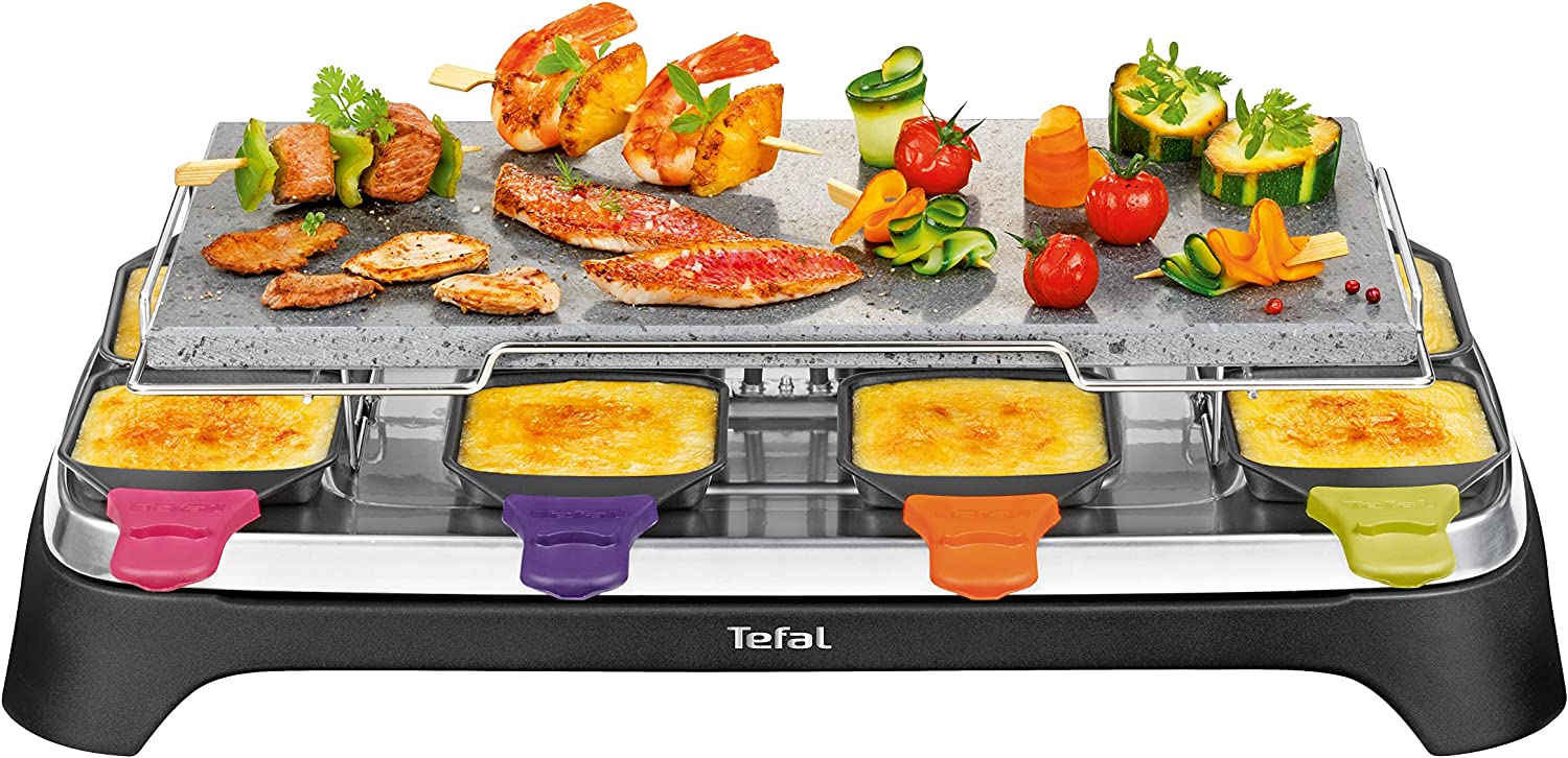 Tefal Pierrade Raclette Multicolor (8 pans) PR303812