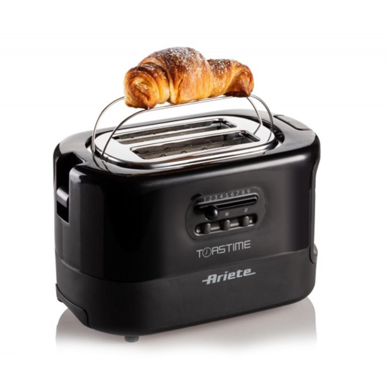 Ariete Toaster With Tongs For 2 Slices 700W Black
