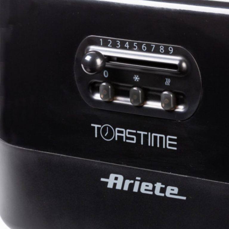 Ariete Toaster With Tongs For 2 Slices 700W Black