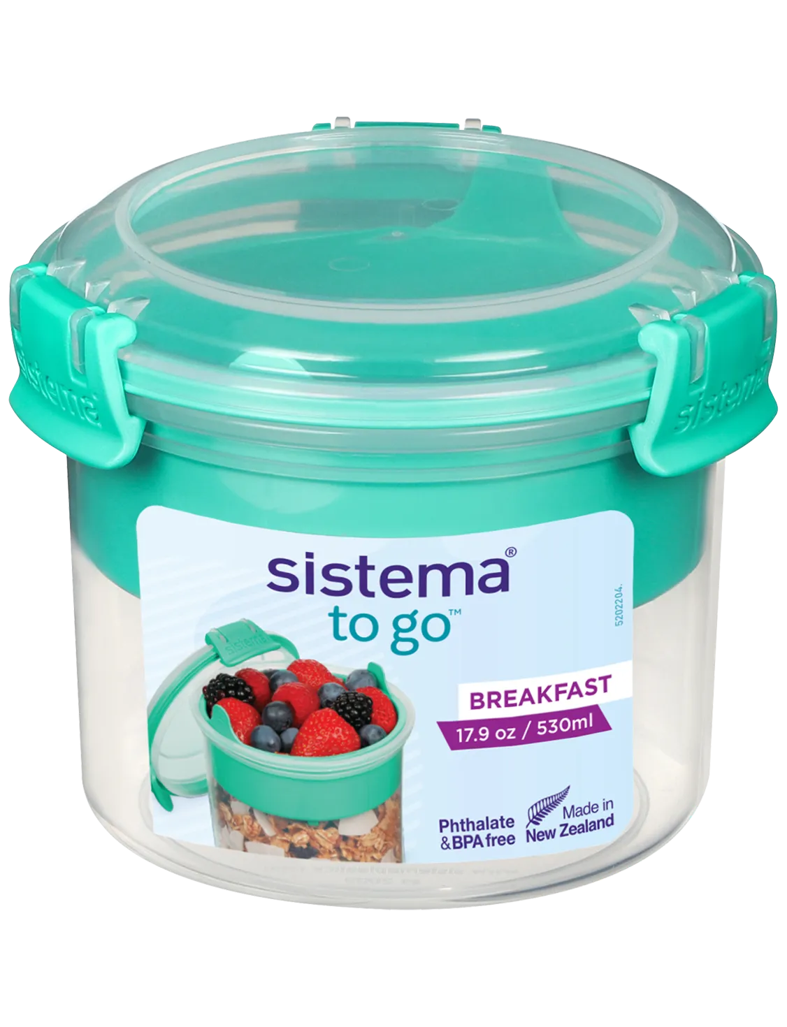 Breakfast Container To Go Sistema Breakfast TO GO 530ml