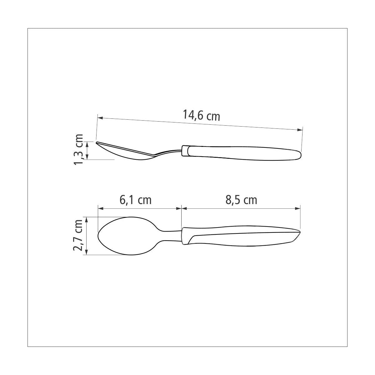 Tramontina Plenus Flatware set 16pcs (white)