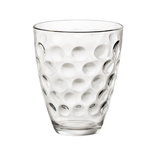 Bormioli rocco dots rocks glass set of 3 - 39cl