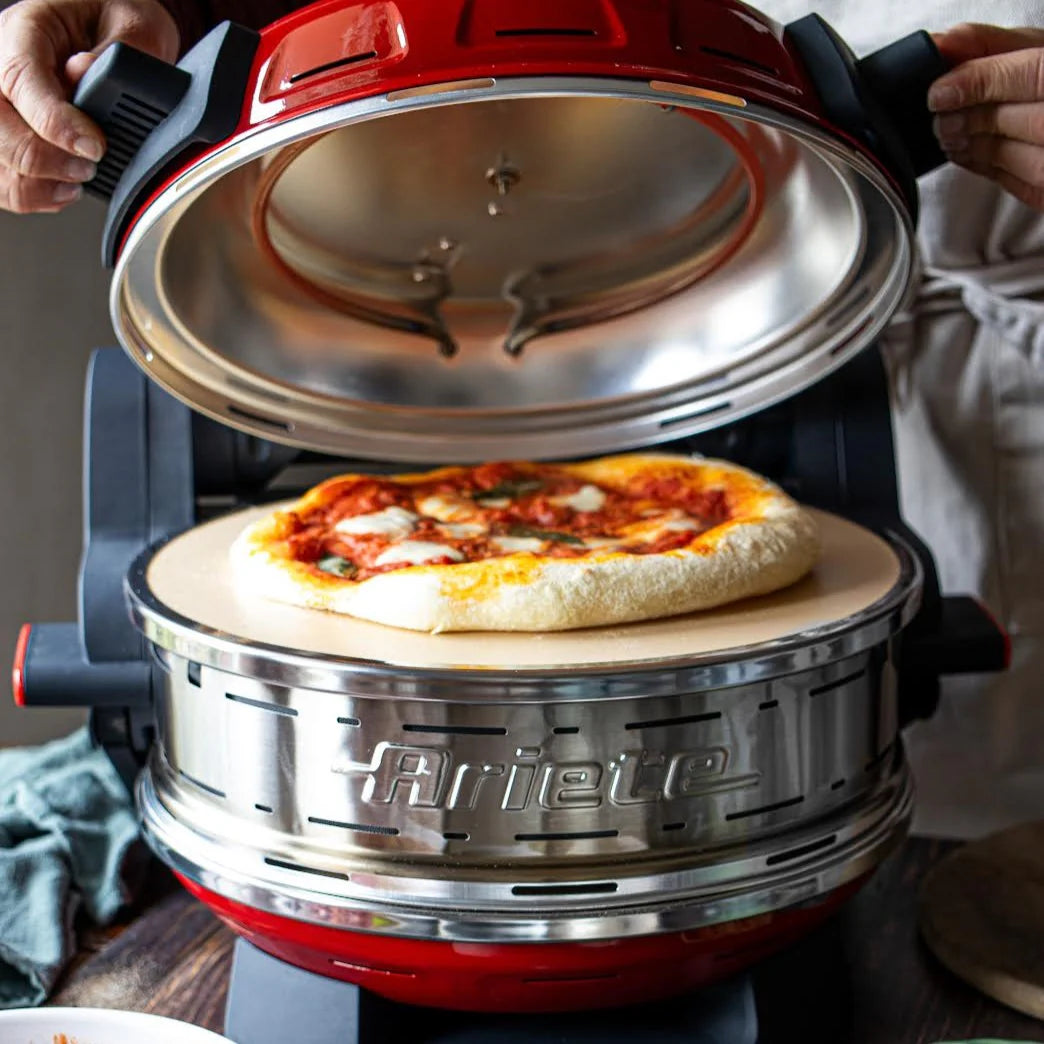 Ariete double Pizza Oven for Homemade Pizza Red