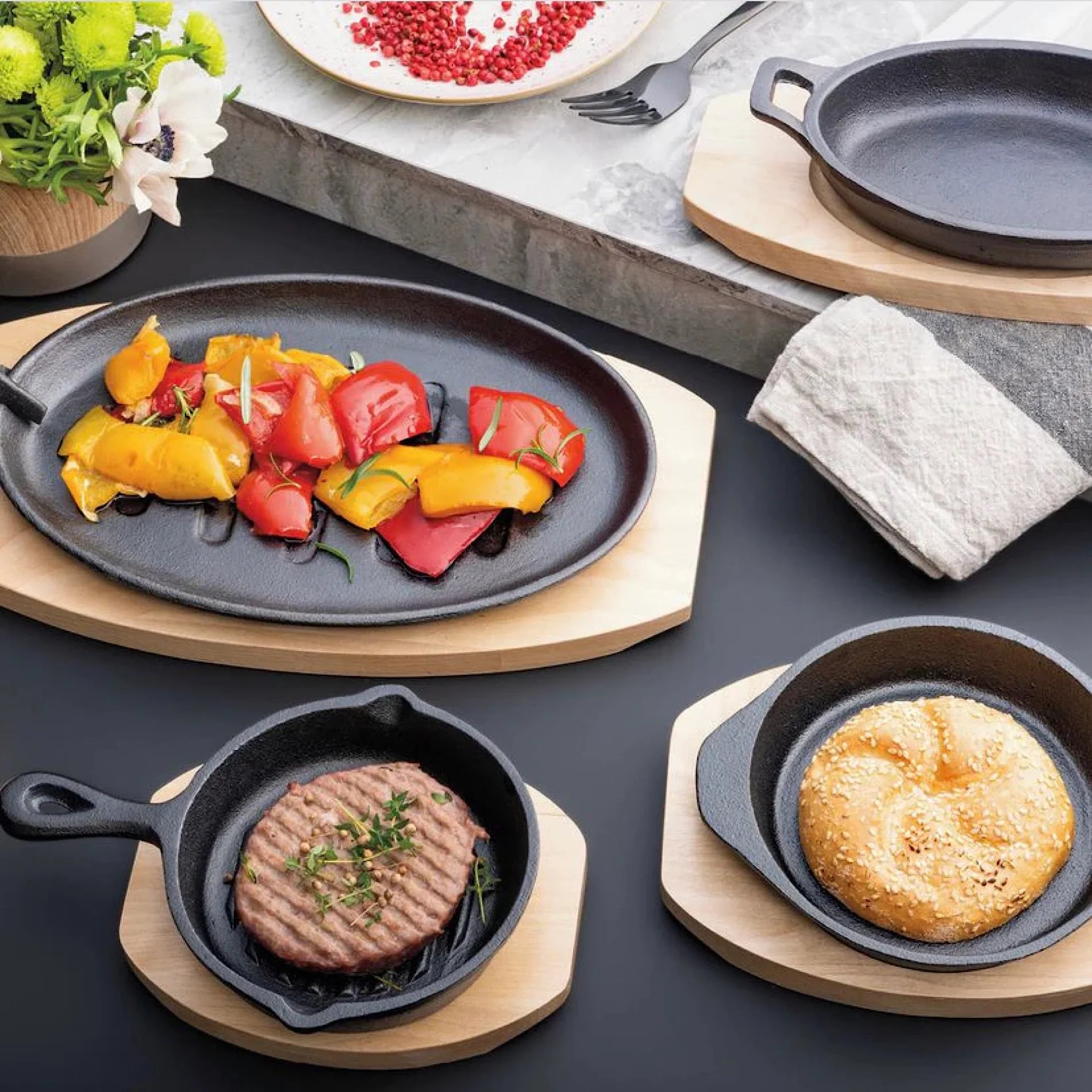 Tognana Fusion Taste Cast Iron Pan 14cm