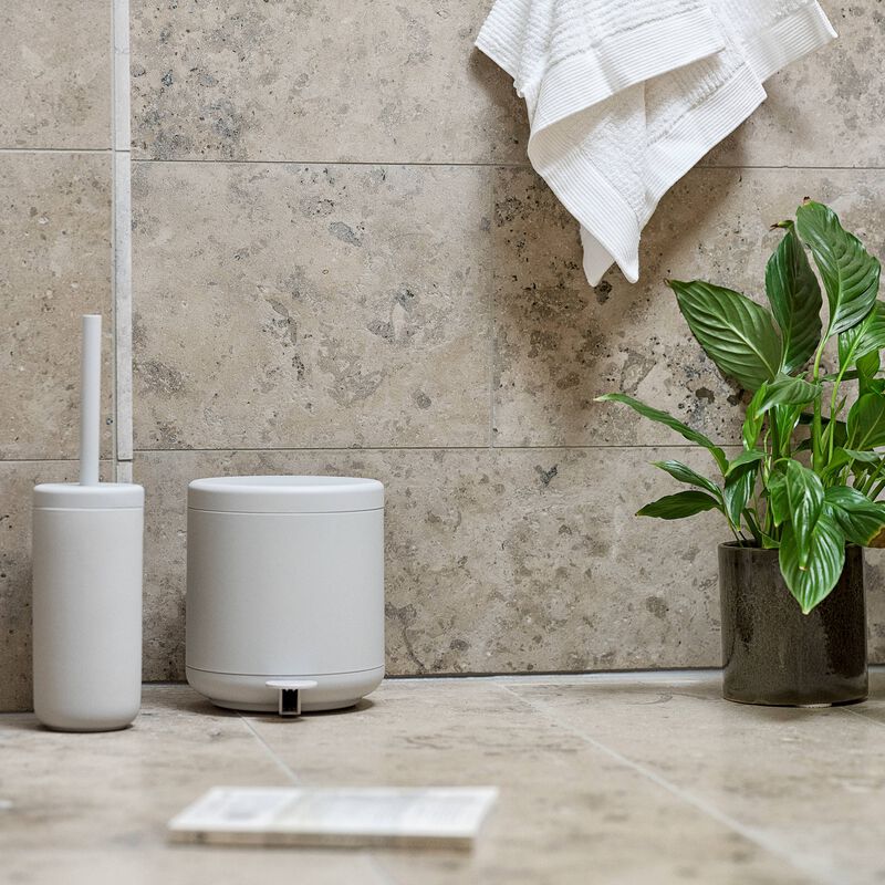 zone pedal bin Zone Denmark Ume Bath Pedal Bin 4L Soft Gray