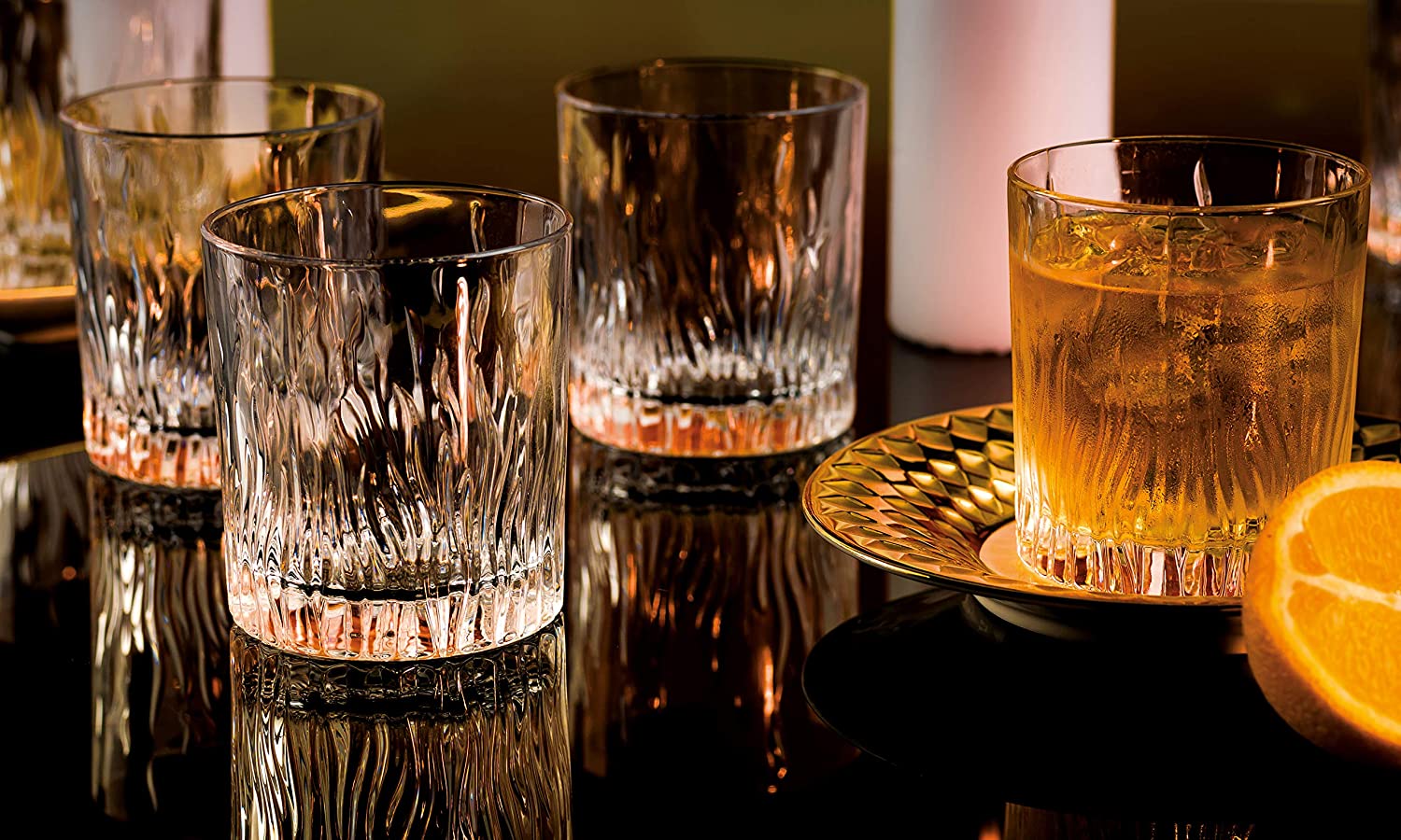 This Wooden Whiskey Glass is Fire