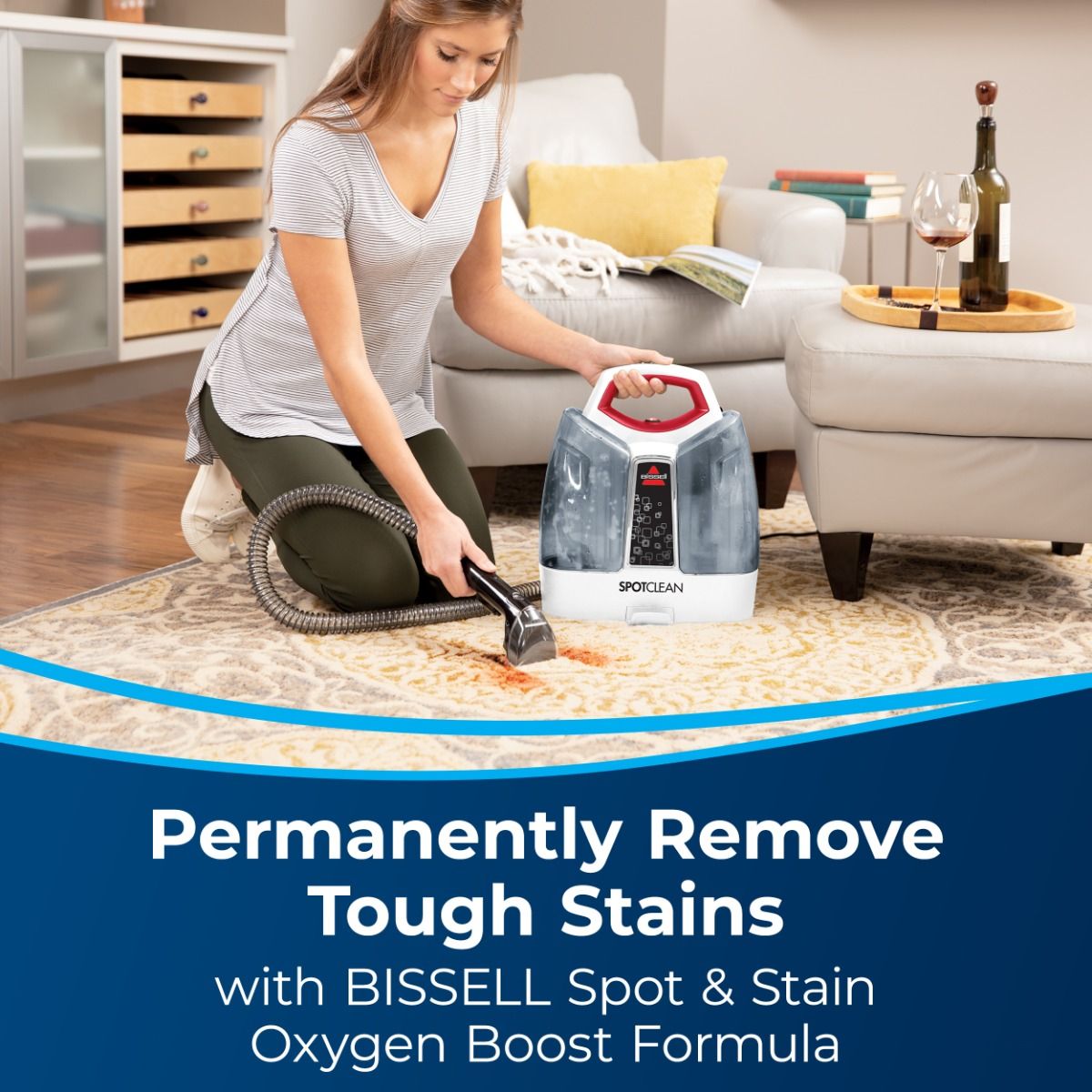 Bissell Portable Deep Cleaner Spot Clean Carpet & Upholstery Cleaner - 3698E
