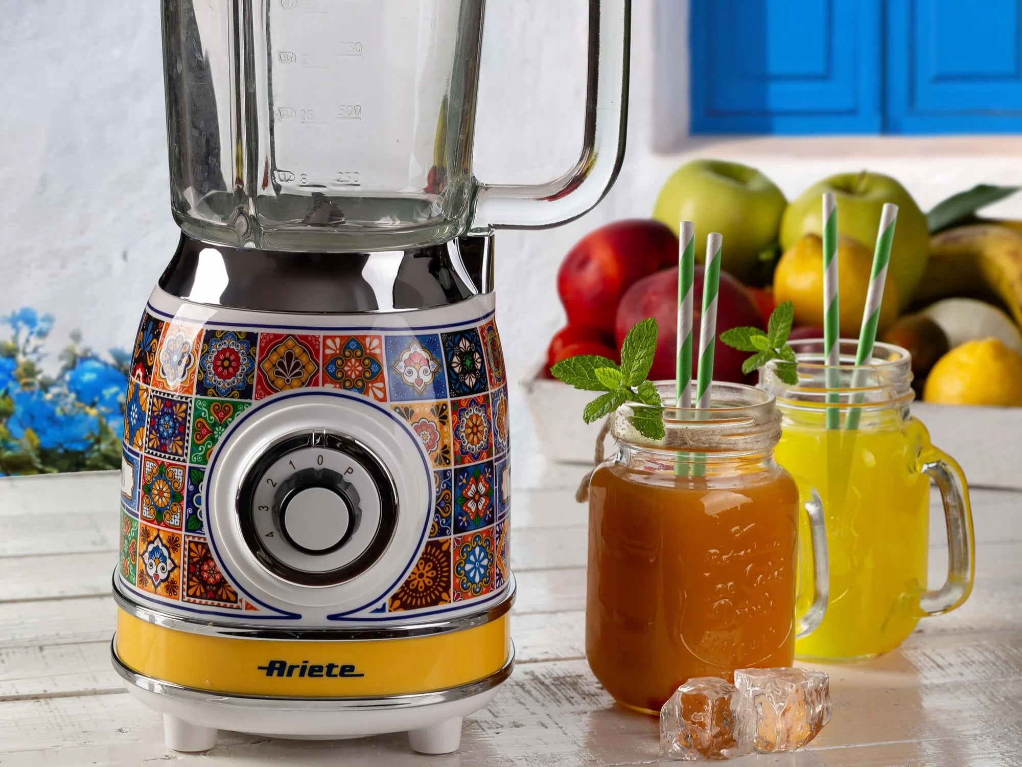 Ariete Blender, 1.5L, 1000W, Glass , Positano