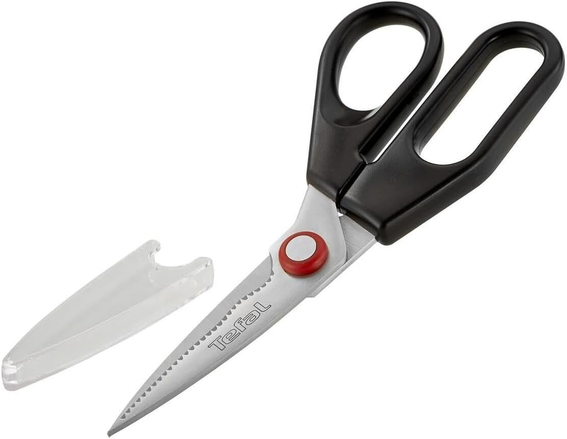 Tefal Ingenio Scissors Black and Red