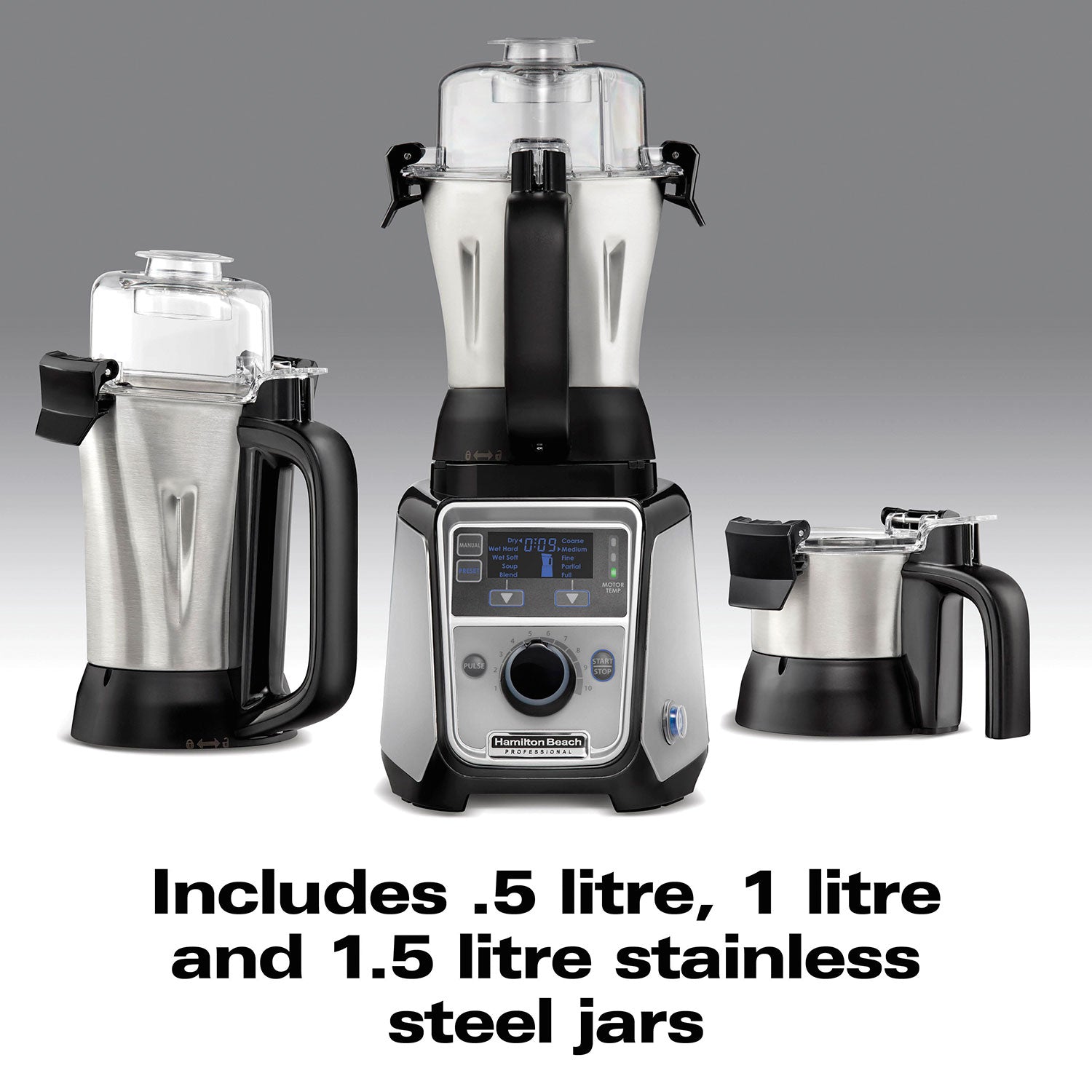 Hamilton Beach® Professional 2.2 HP 120V Juicer Mixer Grinder