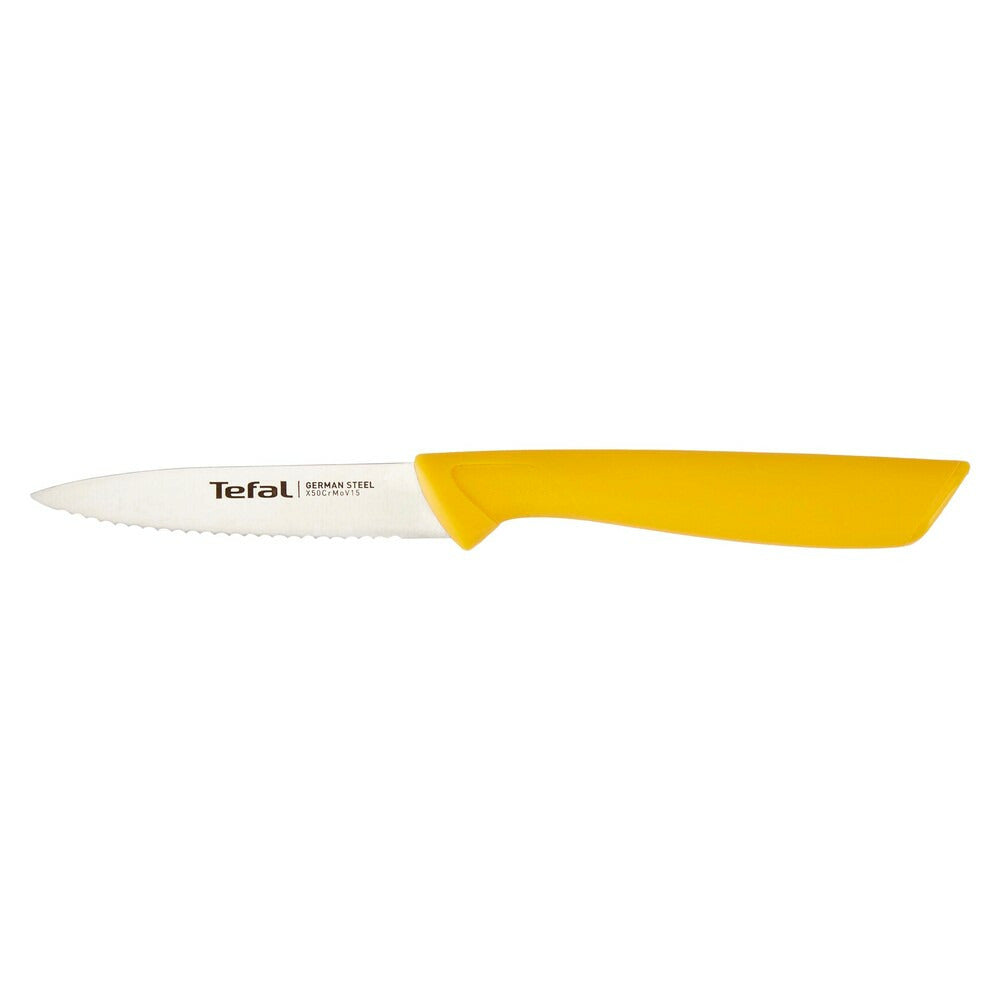 Tefal COLORFOOD Paring Knife Serrated 8cm yellow