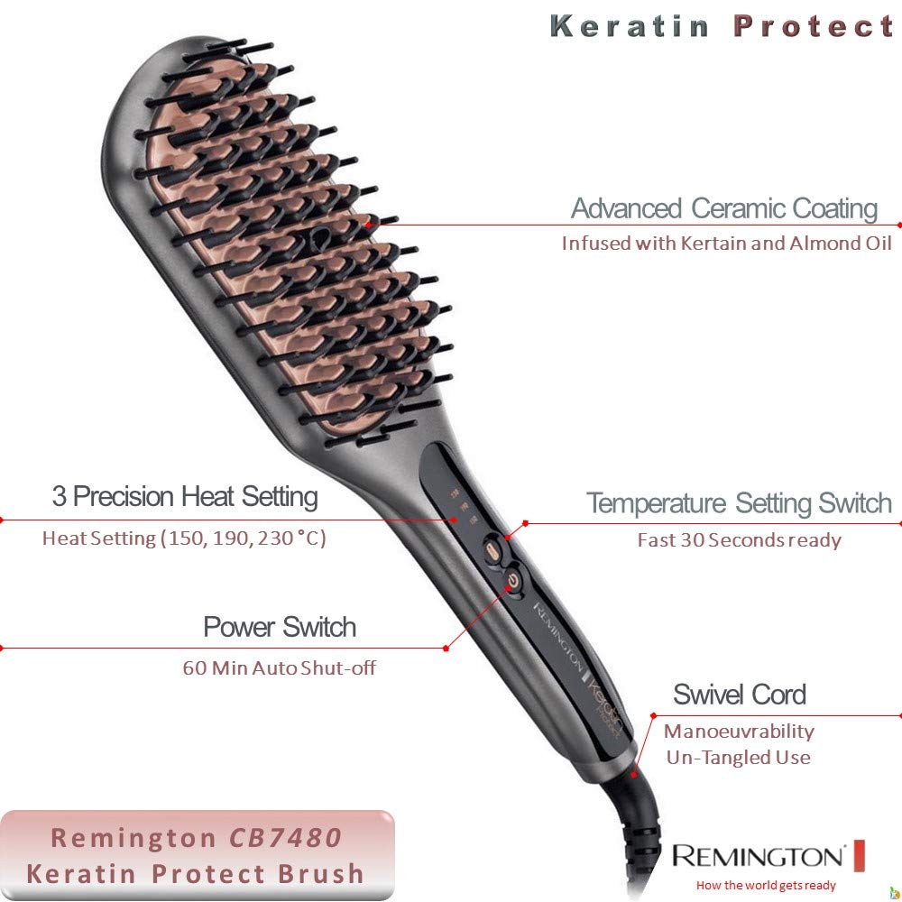 Remington Keratin Protect Straight Brush CB7480