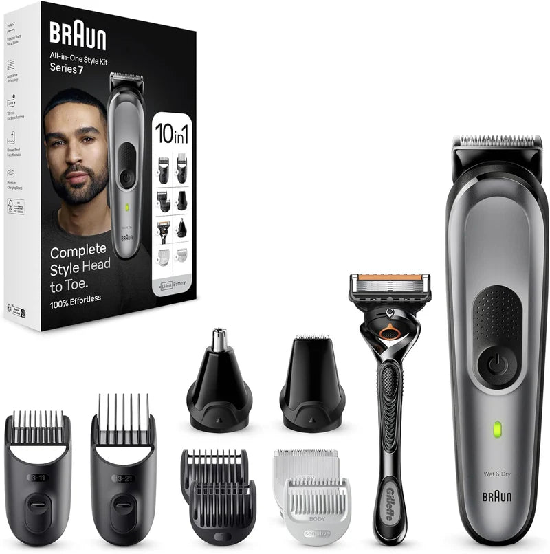 Braun Series 7 10-in-1 Style Kit with Metal Blade