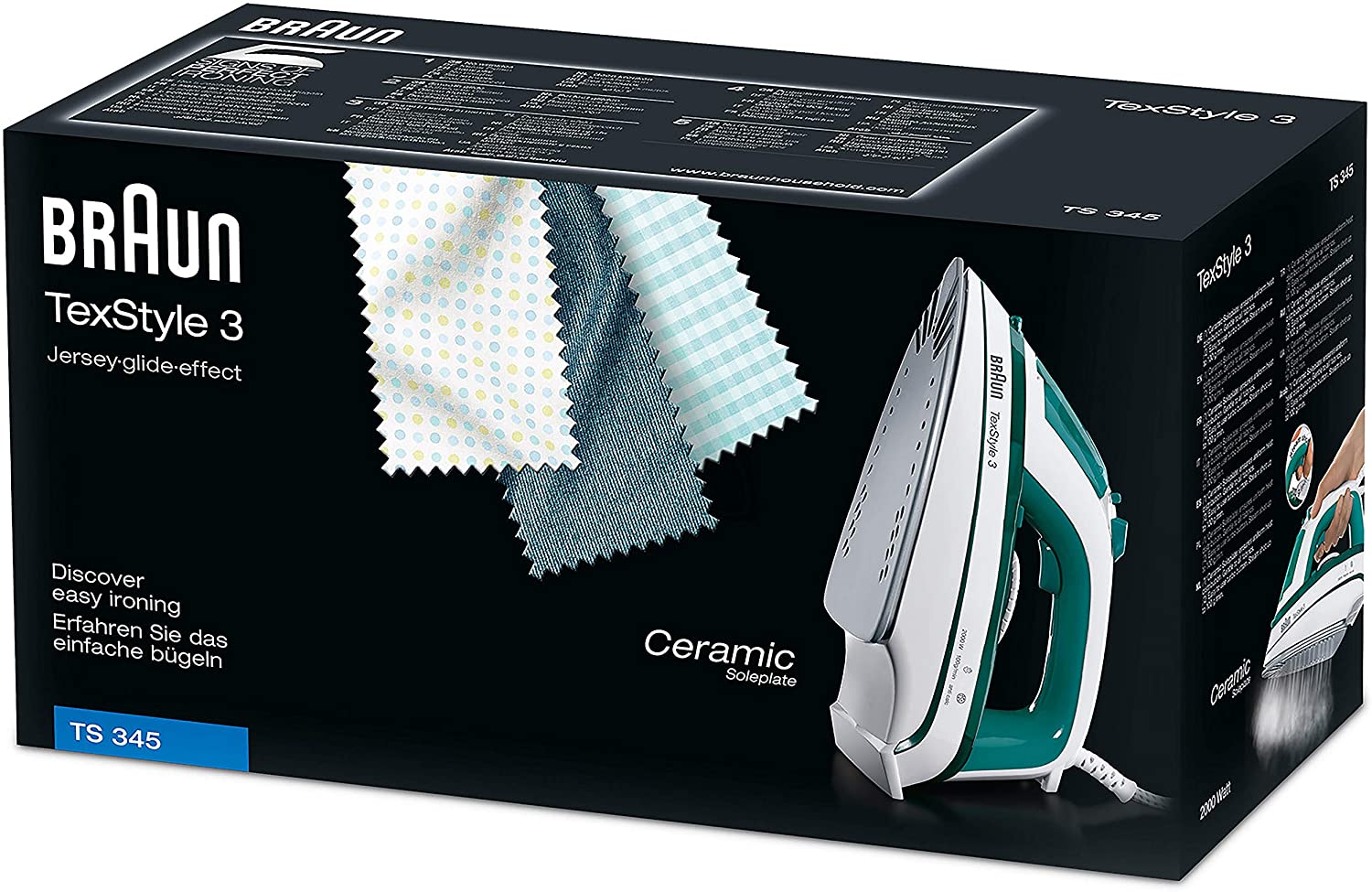 Braun TexStyle 3 Steam iron TS345