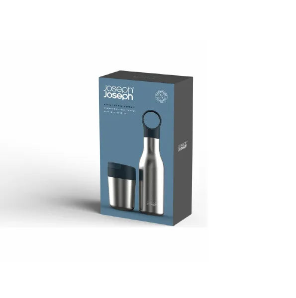 Joseph Joseph 2-piece Stainless-steel Travel Mug & Bottle Set