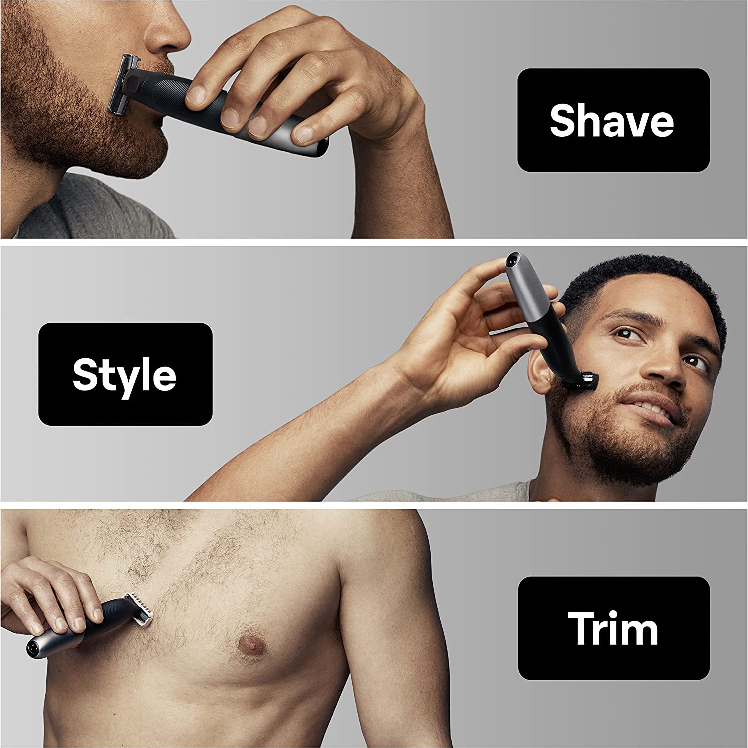 Braun Hybrid Beard & Body Trimmer for Men, XT5200