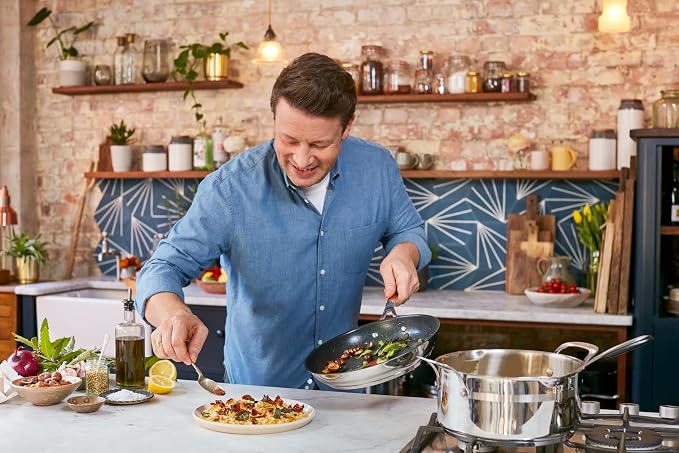 Tefal - Jamie Oliver Cook Smart Cookware in - 7 pieces - Stainless steel
