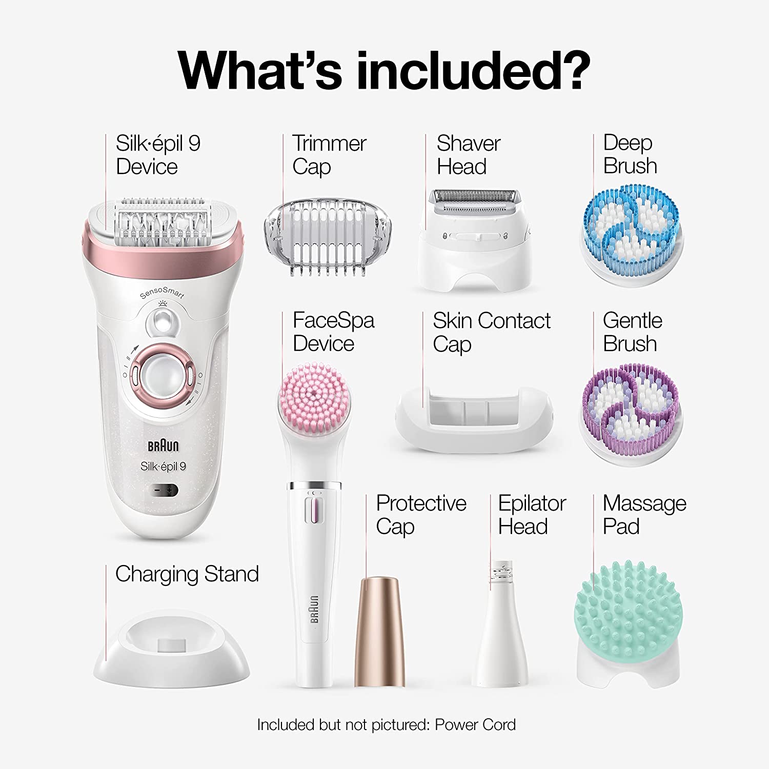Epilator, Silk·épil 9, Beauty Set SES 9-985 - Tamig