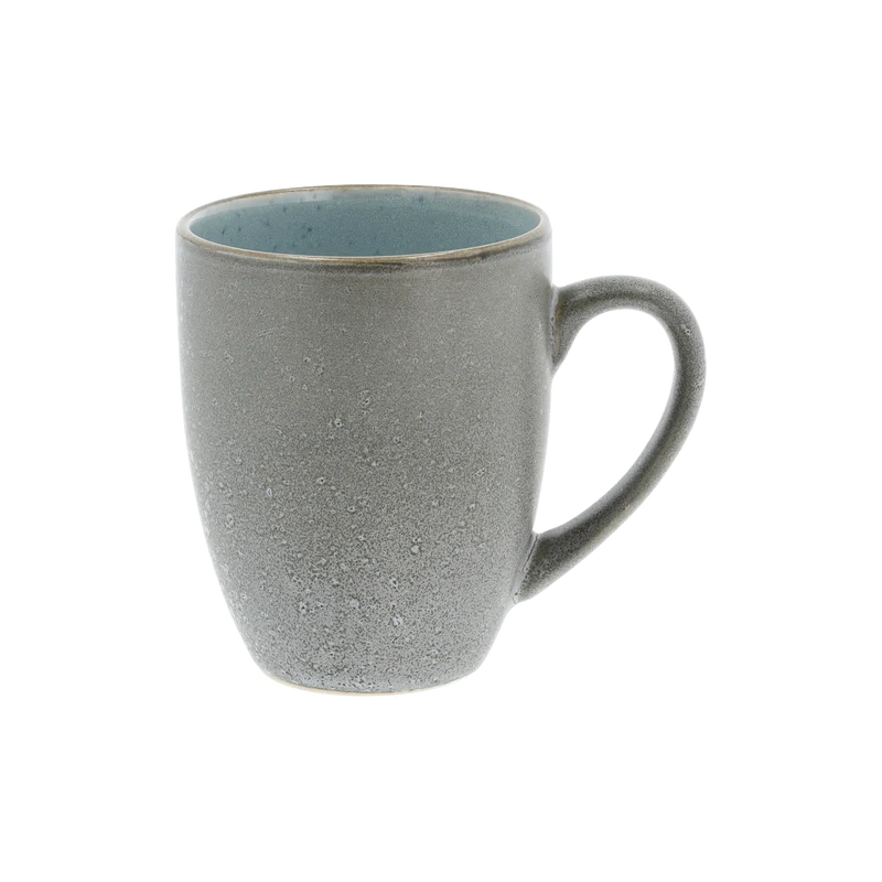 Bitz Living Stoneware Mug With Handle 0.3L Grey /Light Blue