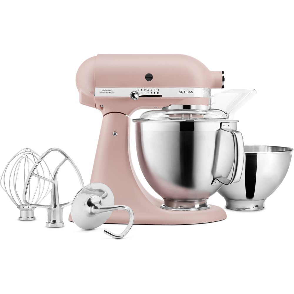 KITCHENAID 4.8 L ARTISAN TILT-HEAD STAND MIXER (FEATHER PINK)
