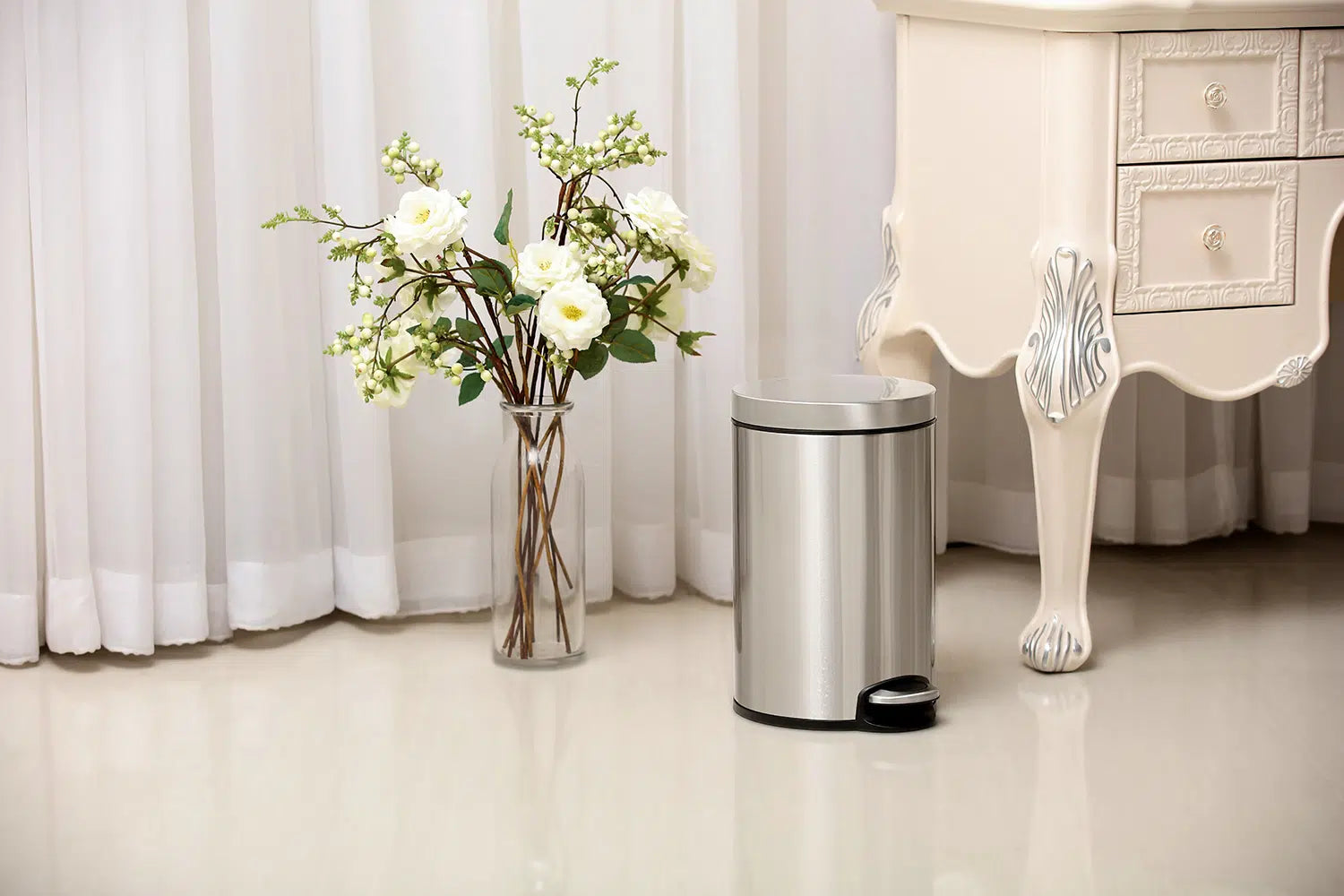 Eko Serene pedal Bin  s/s satin