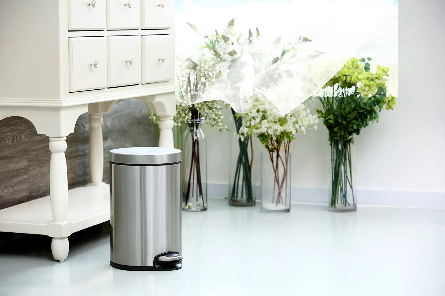 Eko Serene pedal Bin  s/s satin