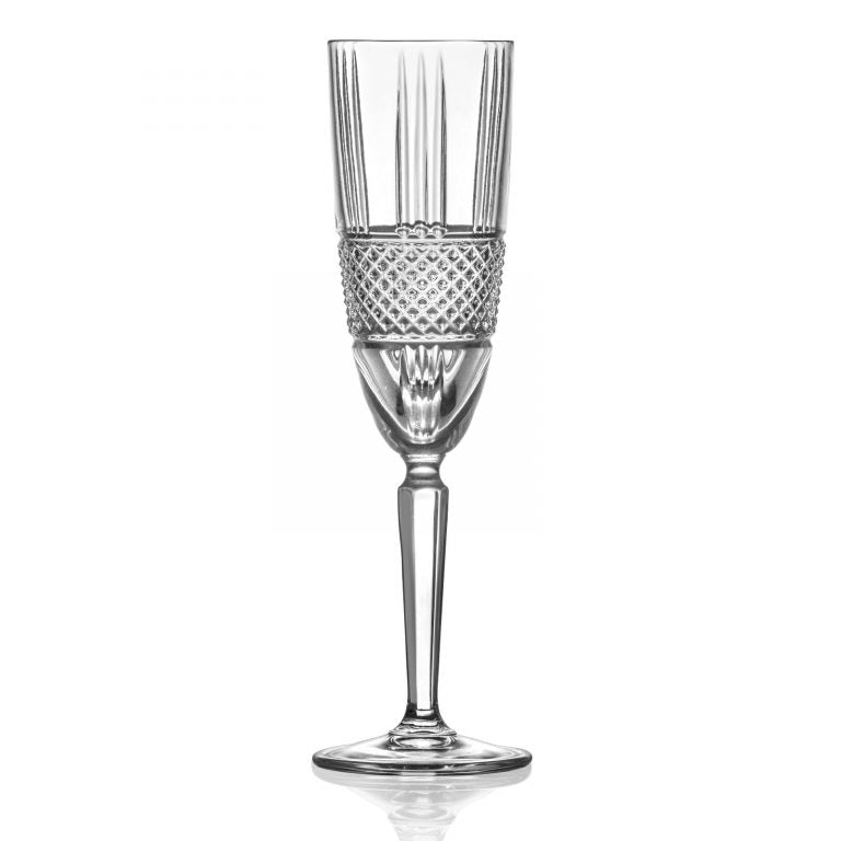 Set de 6 copas para champagne Claris Flute #GL-D107 – Korin – La
