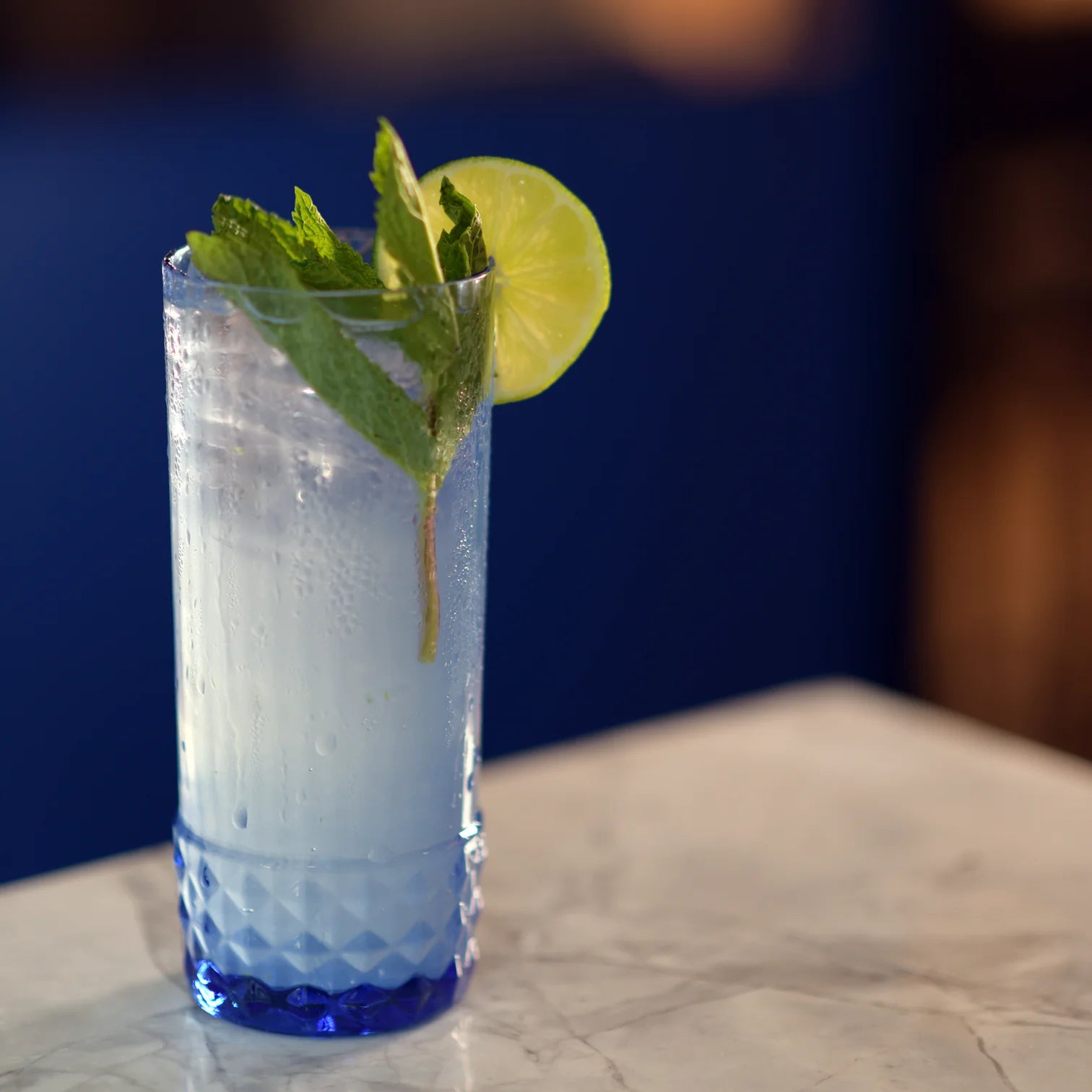 Bormioli Rocco America '20s 40 cl Cooler Drinking Glasses Sapphire Blue (Set of 6)