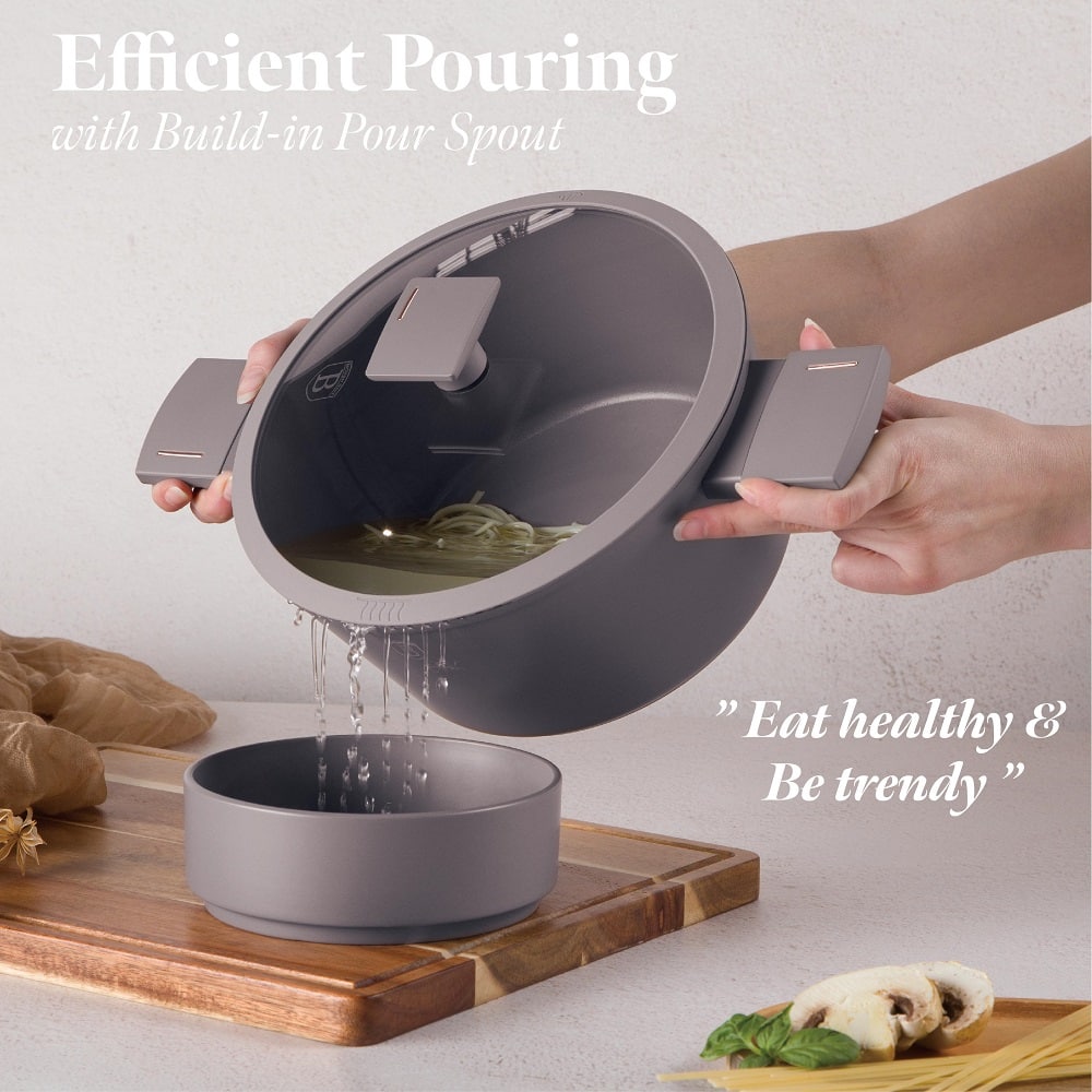 Berlinger Haus, 15 pcs cookware set,  Taupe Collection