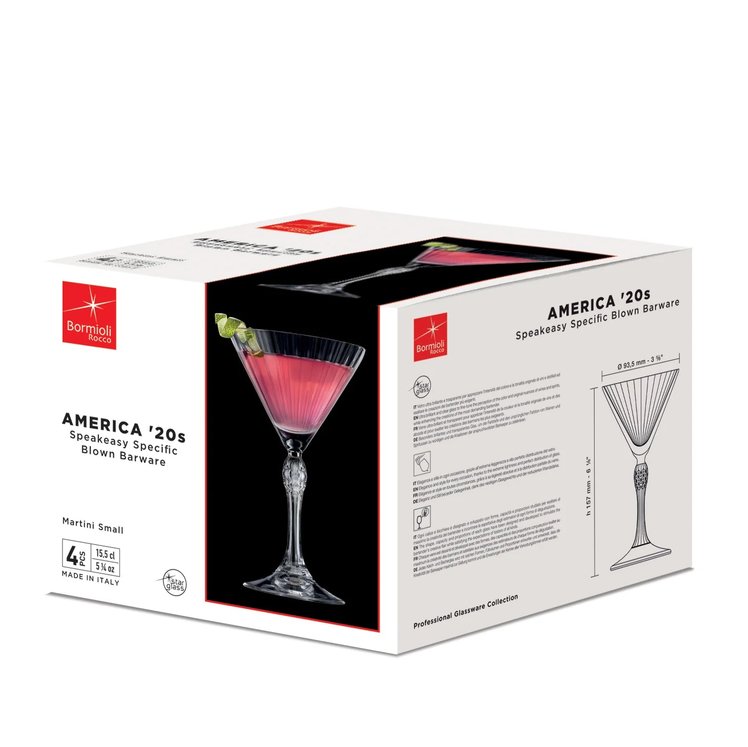 Bormioli Rocco America '20s 22cl Cocktail Coupe (Set of 6)