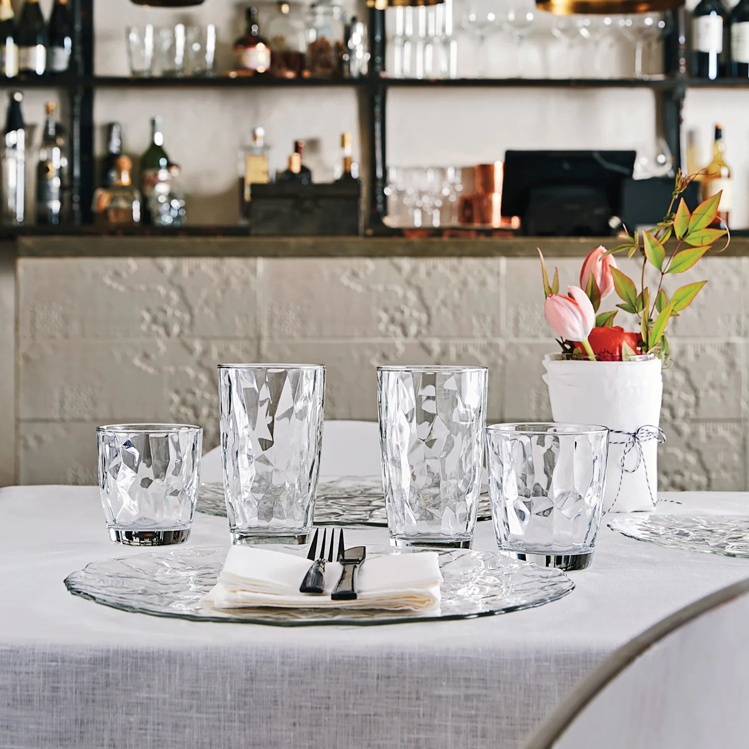 Bormioli Rocco Diamond Cooler Glass 47cl Clear Glass (set of 3)