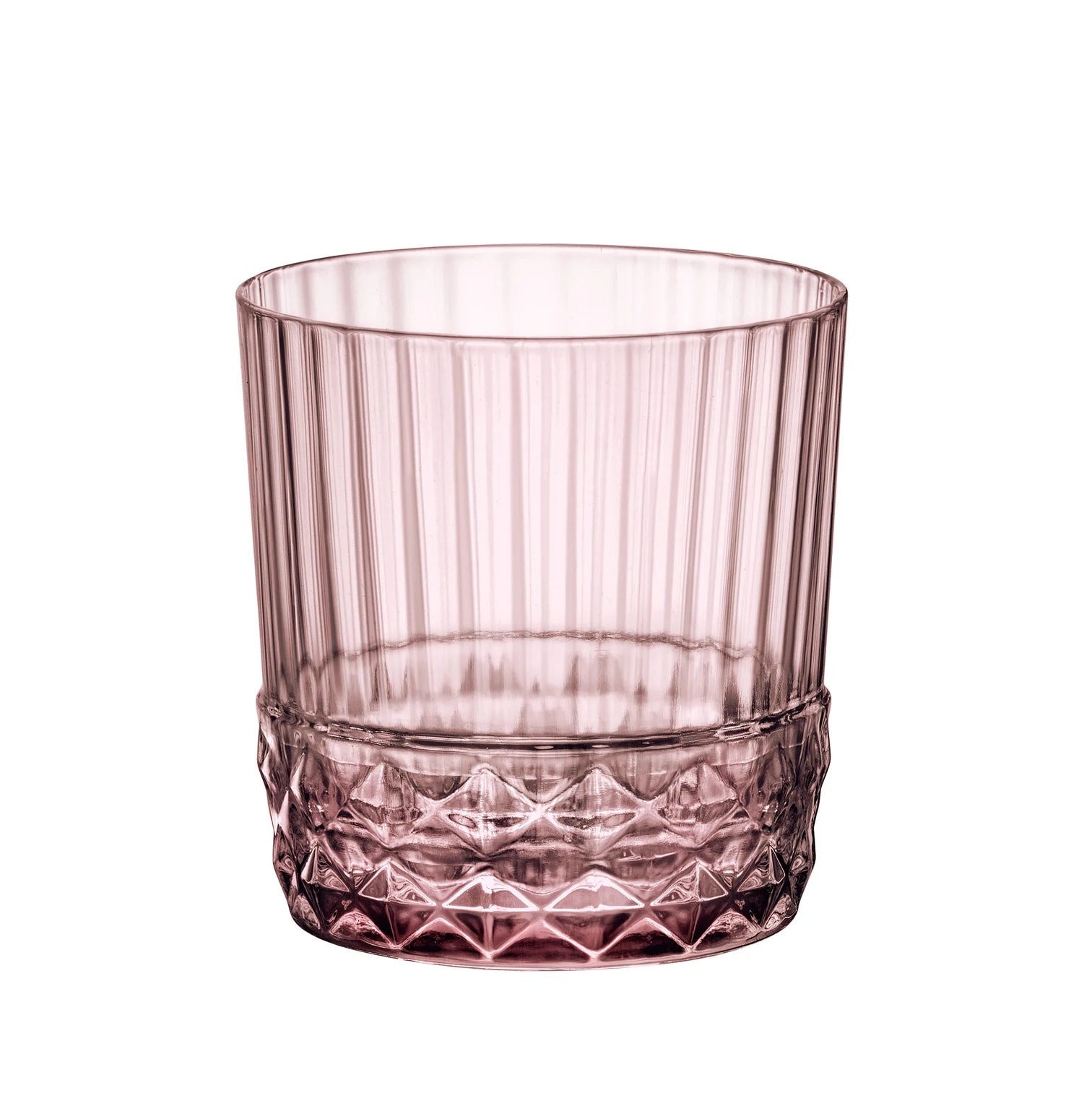 Bormioli Rocco America '20s 30 cl  DOF Drinking Glasses, Lilac Rose (Set of 6)