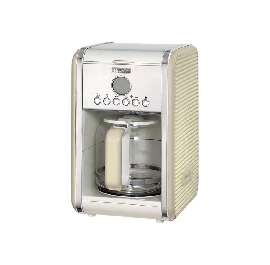 Ariete Home Italian Semi-automatic Retro Coffee Maker Small Professional  Concentrated Steam One Milk Foam Coffee