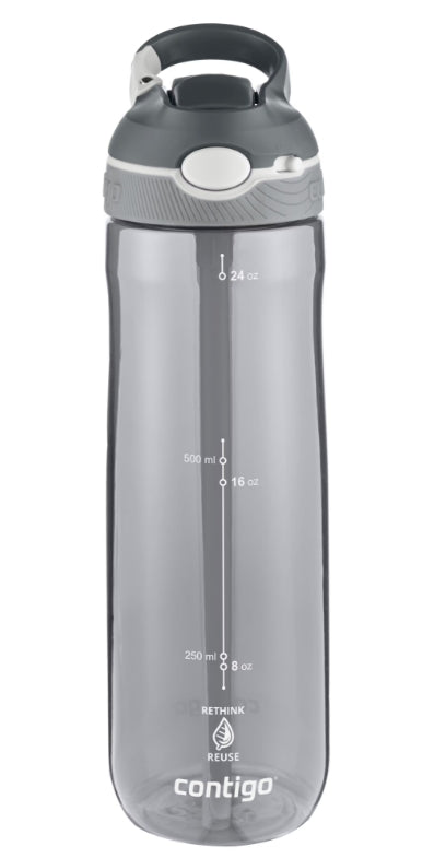 Contigo Ashland AUTOSPOUT Water Bottle Tritan Renew, 720 ml (smoke)