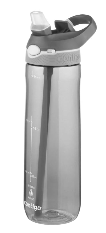 Contigo Ashland AUTOSPOUT Water Bottle Tritan Renew, 720 ml (smoke)