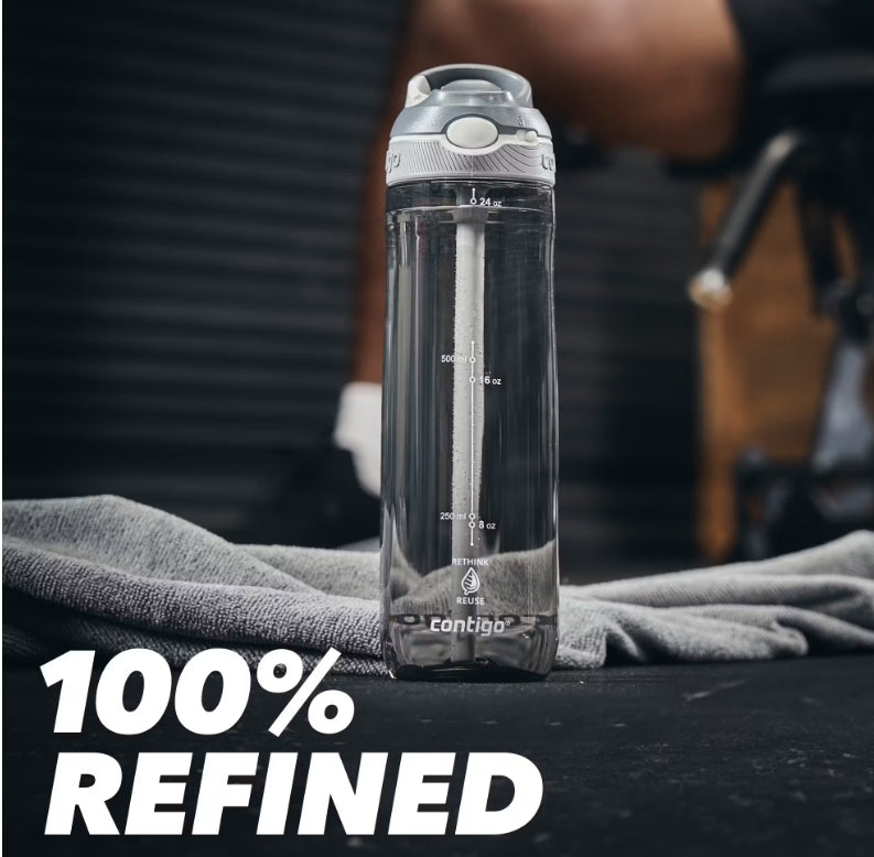 Contigo Ashland AUTOSPOUT Water Bottle Tritan Renew, 720 ml (smoke)