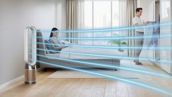 Dyson Purifier Cool Formaldehyde™ TP09 purifying fan (Nickel/Gold)