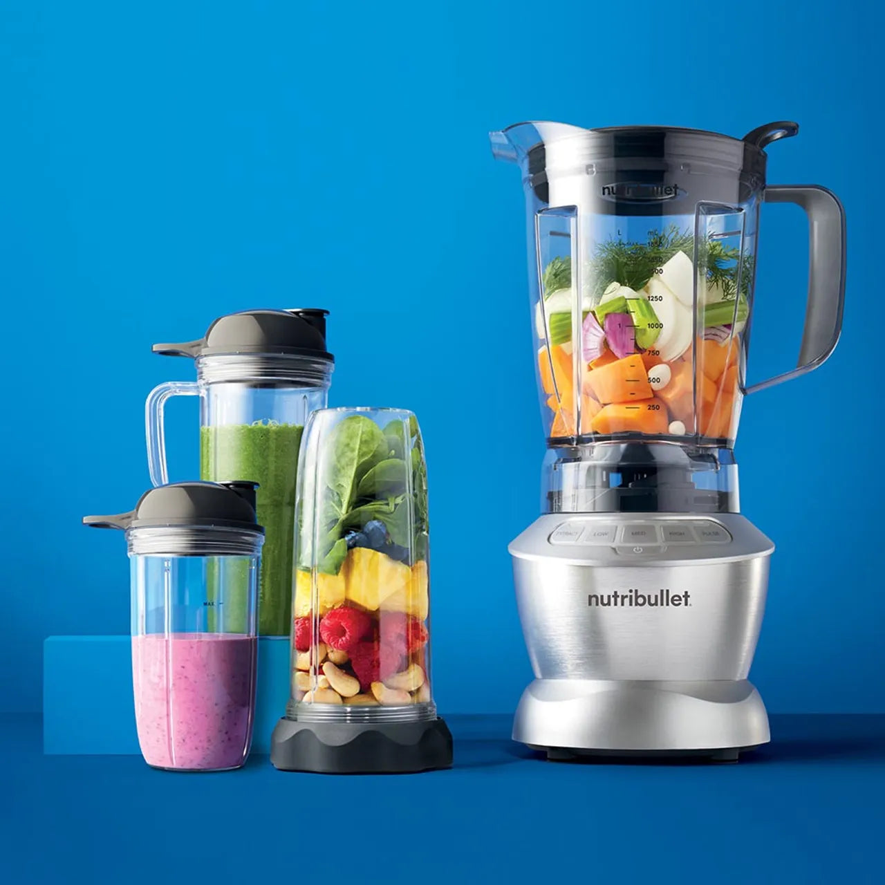 THE NUTRIBULLET FULL SIZE BLENDER COMBO 1200W