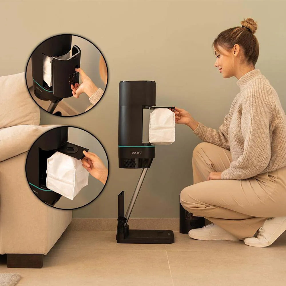 Cecotec Cordless Stick Vacuum Cleaner without Bag Conga Rockstar 10000 Nebula Station