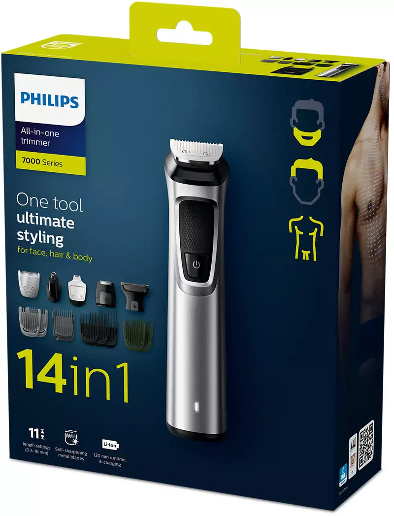 Philips, Multigroom Series 7000 14-in-1, Face, Hair and Body MG7720