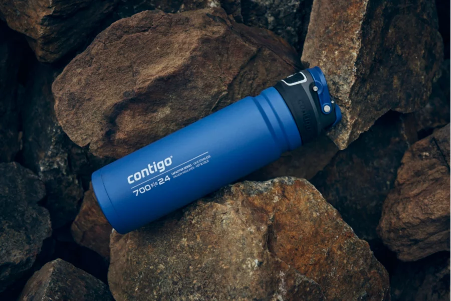 Contigo Free Flow AUTOSEAL™ Vacuum-Insulated Water Bottle, 700 ml (Blue Corn)