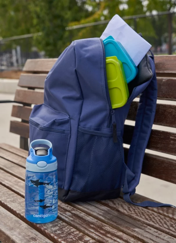 Contigo Easy Clean AUTOSPOUT™ Kids Water Bottle, 420 ml (Shark)