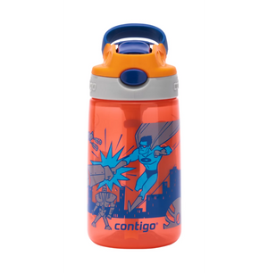 Contigo Gizmo Flip Kids Water Bottle 420ml For School Cheery with Cat