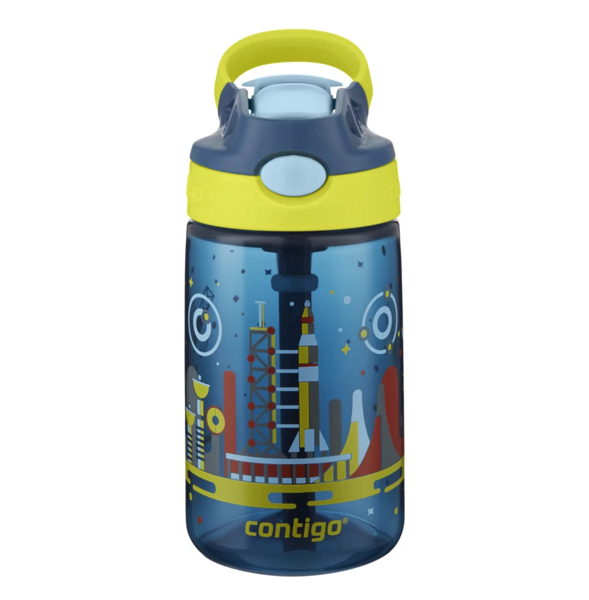 Avex 73702 Kids Freestyle Bugs Autospout Water Bottle, Yellow, 16
