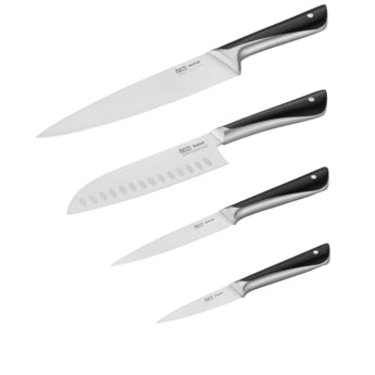 Tefal Kitchen Set Jamie Oliver (Santoku 16,5 Cm, Chef 15 Cm, Utility 12 Cm, Paring 9 Cm)