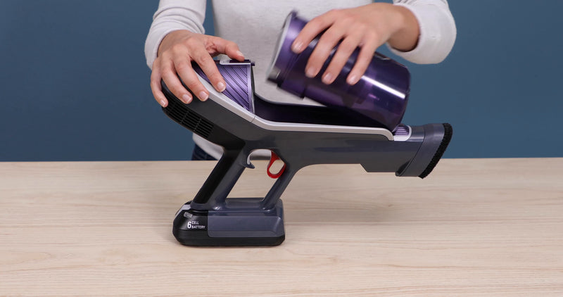 TEFAL HANDSTICK CORDLESS X-FORCE FLEX 8.60 ALLERGY KIT - FLEX TECHNOLOGY 185AW TY9639