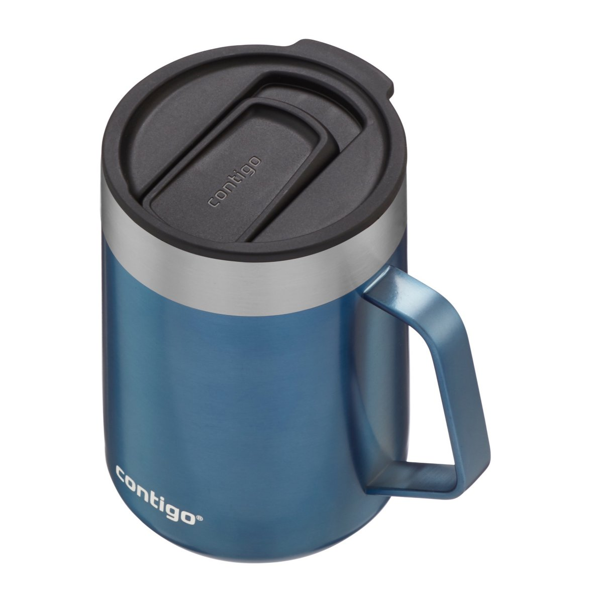 Contigo SnapSeal Insulated Stainless Steel Travel Mug with Grip, 24 oz.,  Licorice