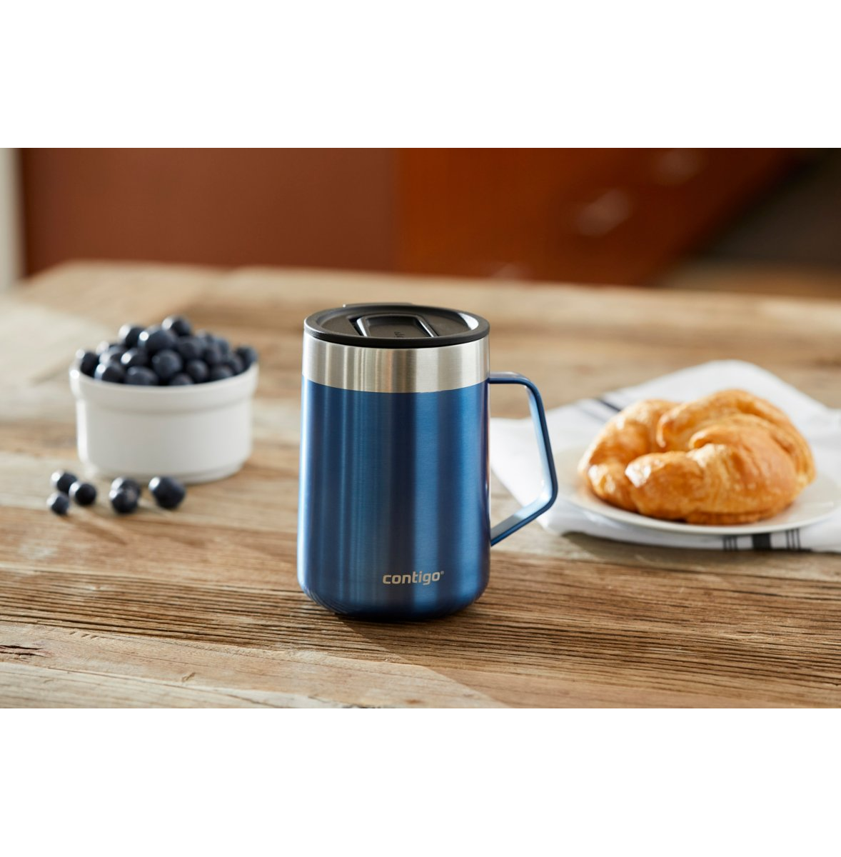 Contigo Streeterville THERMALOCK™ Desk Mug, 420 ml (Blue Corn)