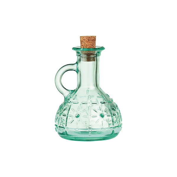 Bormioli rocco country home olivia oil bottle with cork lid 21cl